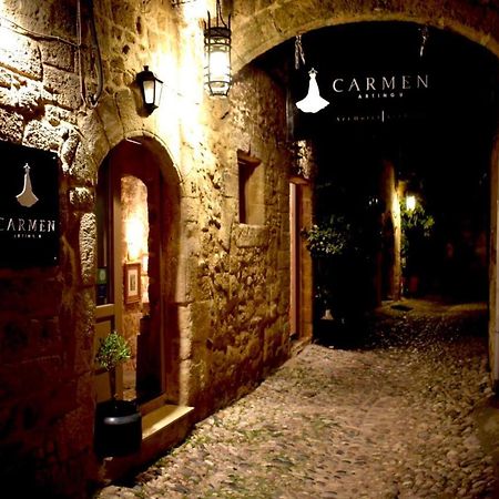Carmen Art Hotel Rhodes City Exteriör bild