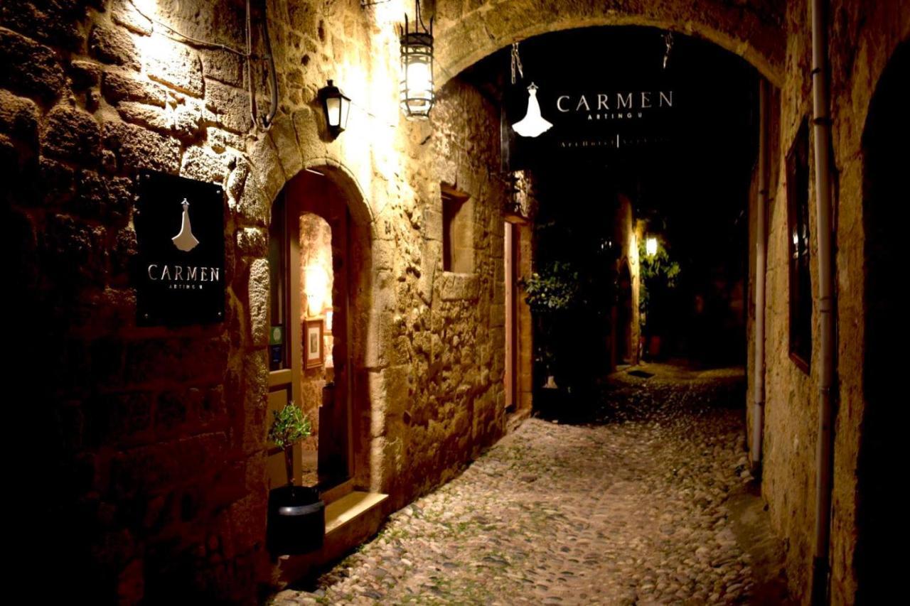 Carmen Art Hotel Rhodes City Exteriör bild