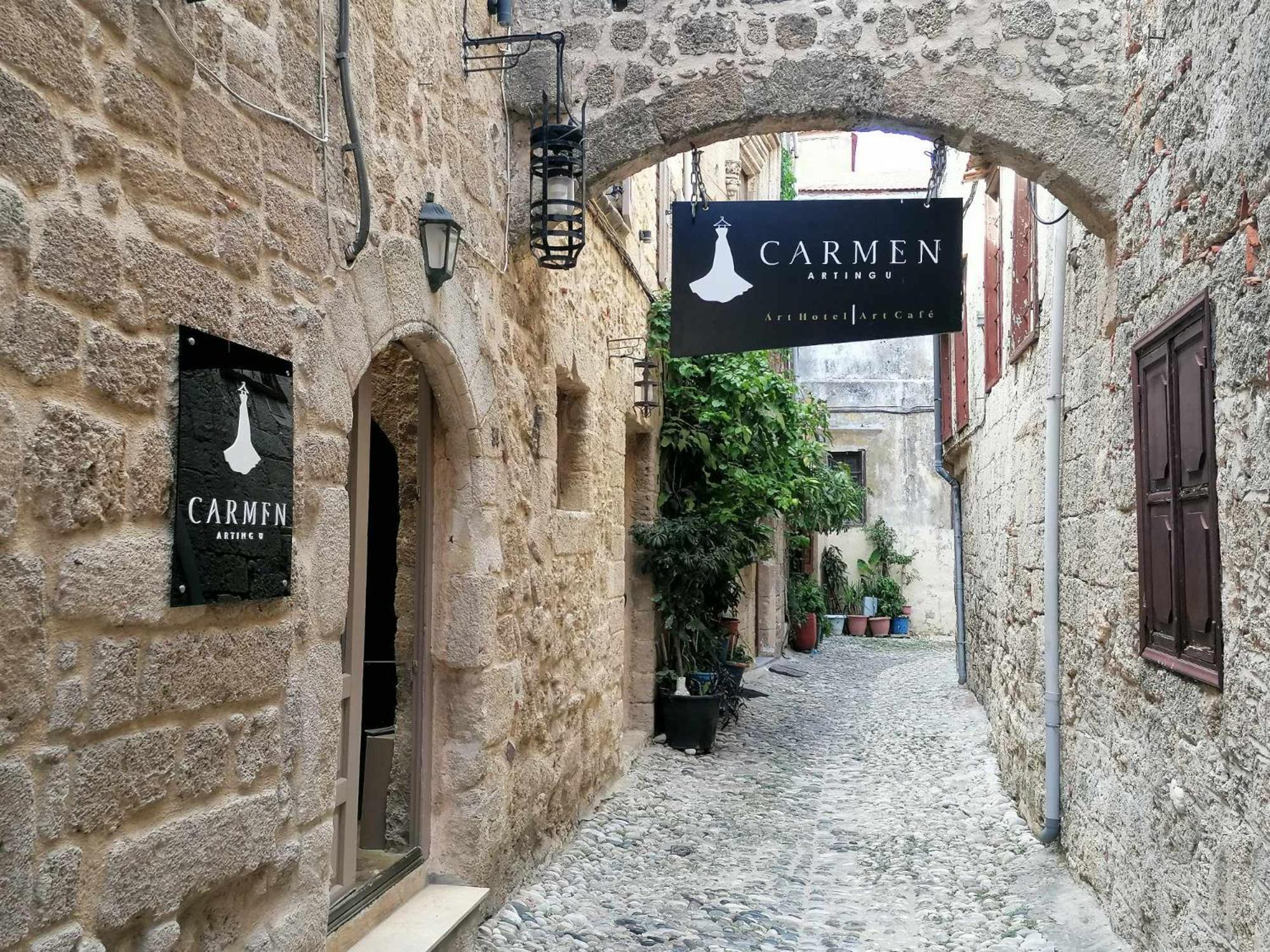 Carmen Art Hotel Rhodes City Exteriör bild